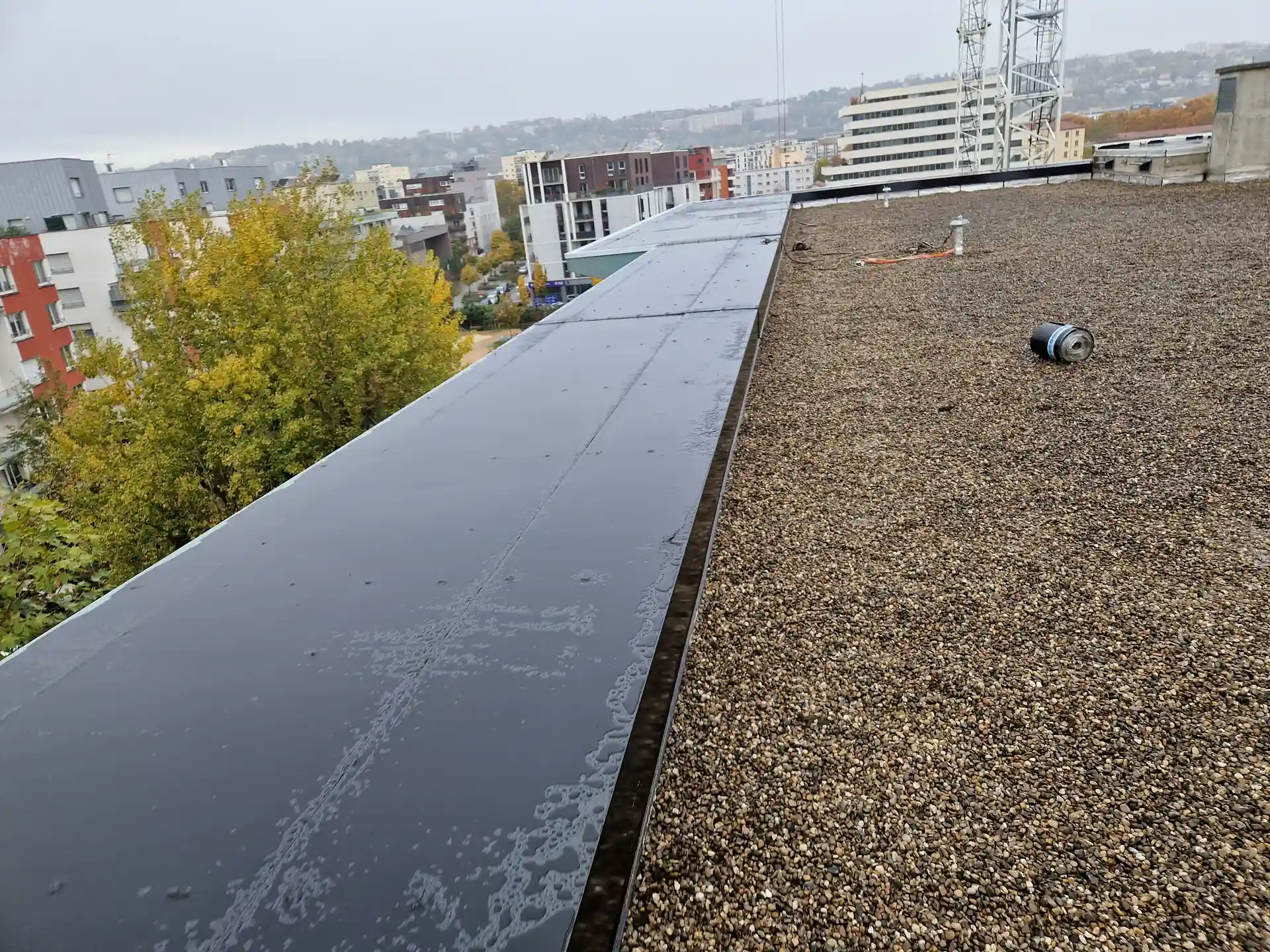 Résultat de nos travaux d'étanchéité de toitures-terrasses à Lyon