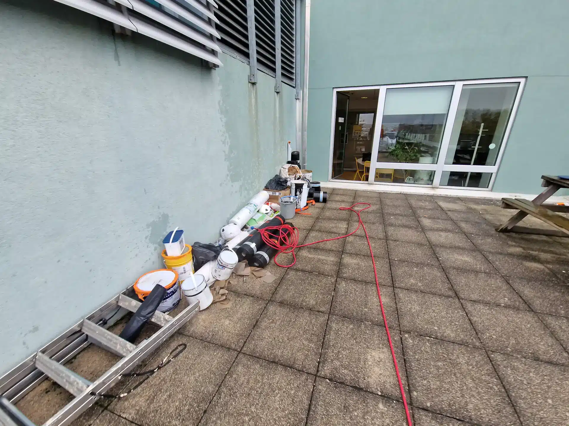 En plein travaux