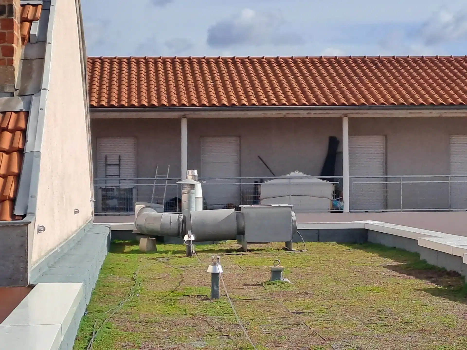 Toiture végétalisé du théâtre de la Renaissance à Oullins