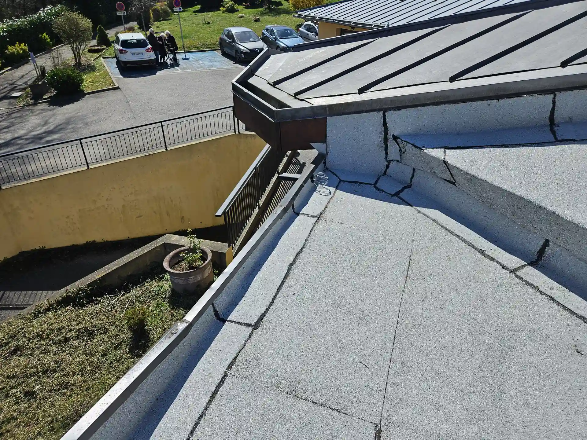 Zoom sur travaux étanchéité réalisé à Annecy