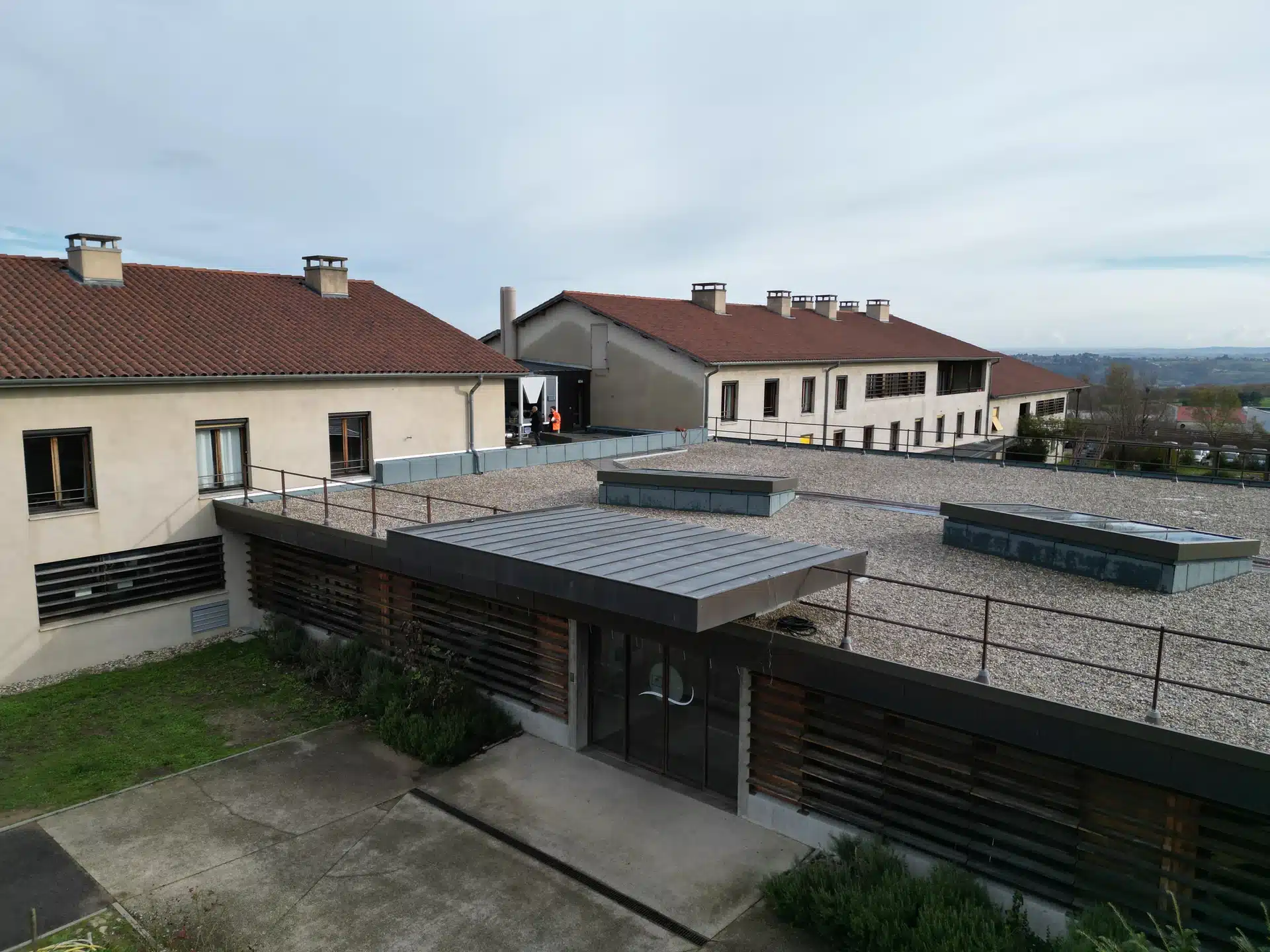 Rendu de réfection de l’étanchéité d'un Ehpad à Taluyers