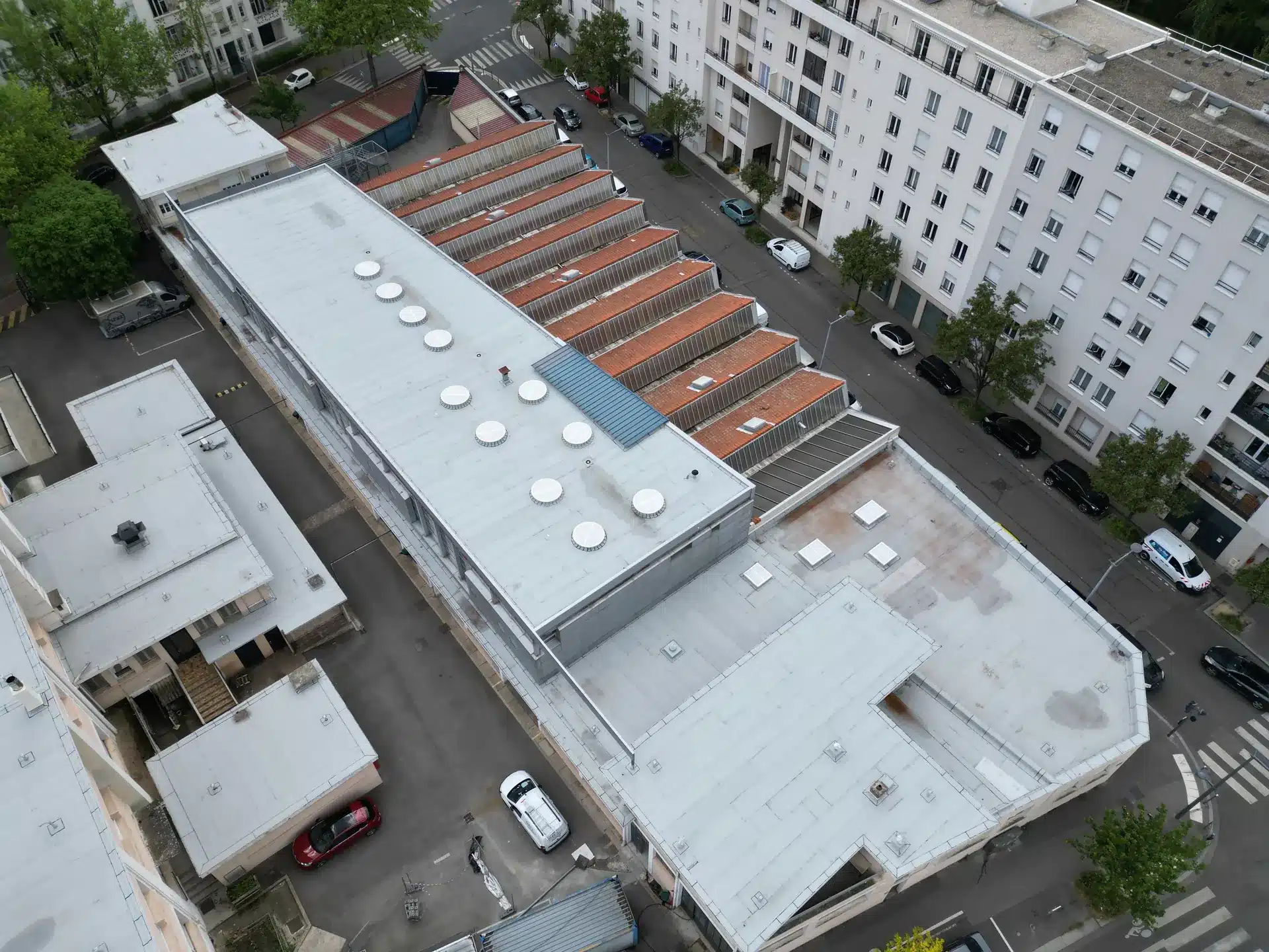 Vue de haut de l'ensemble de l’EPNAK de Lyon
