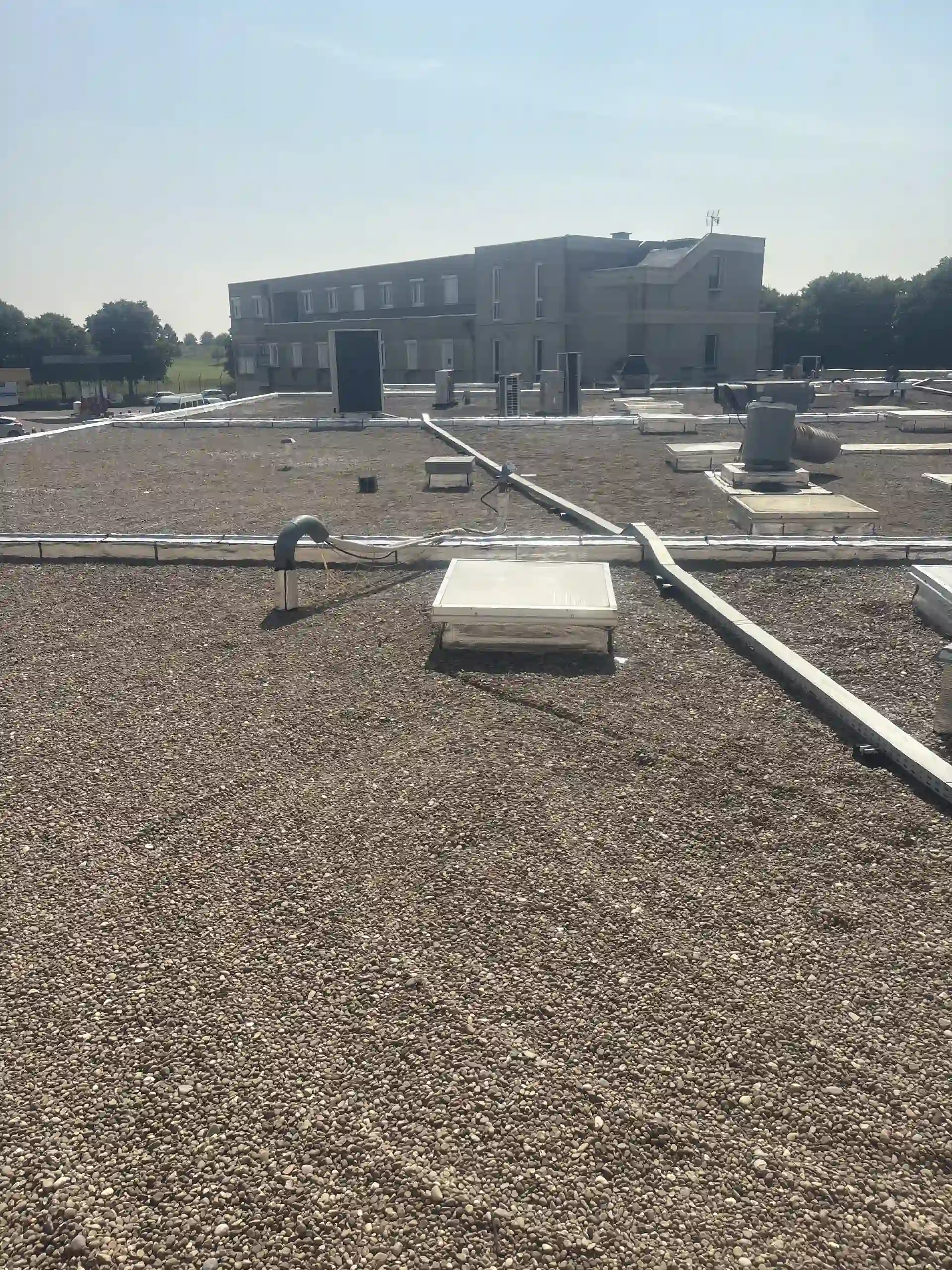 Travaux de réfection d’étanchéité - École Nationale de Police à Chassieu