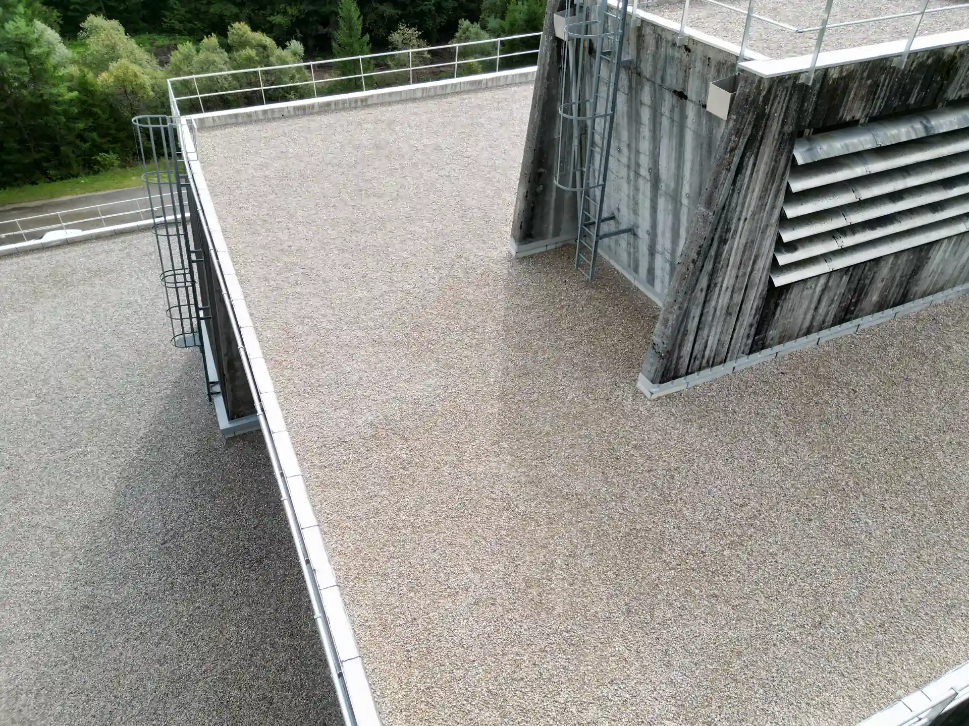 La finition parfaite pour cette étanchéité de toitures-terrasses