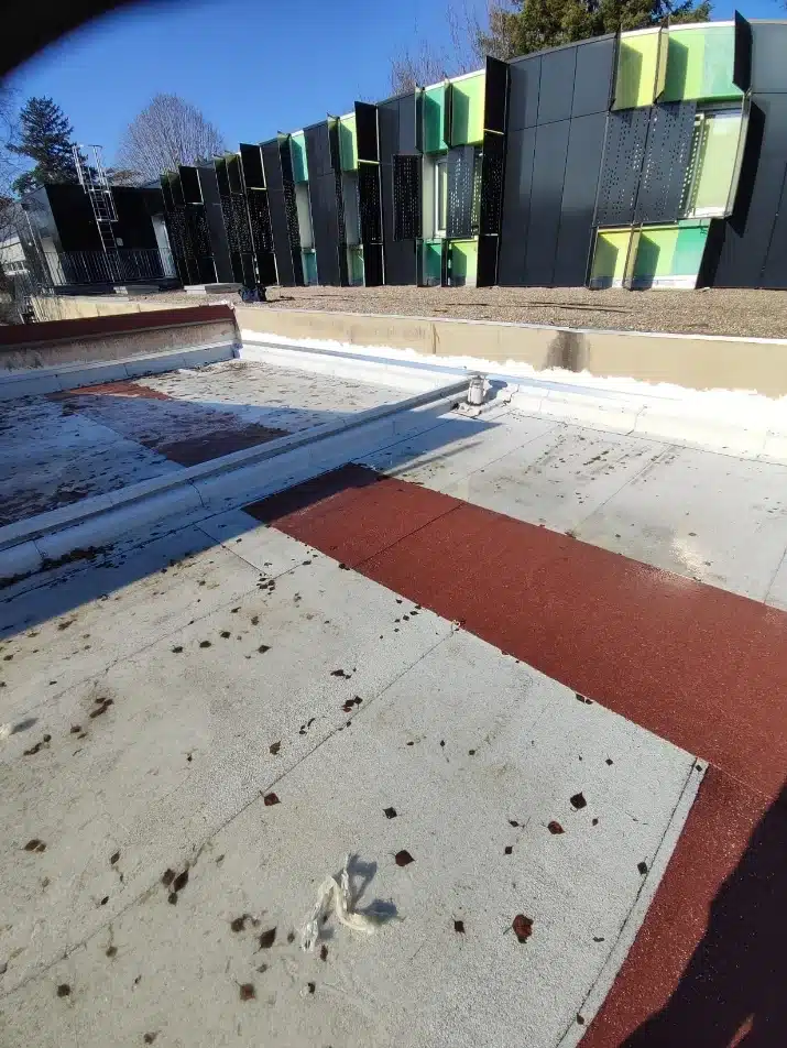 Aperçu des travaux réalisés du groupe scolaire à Tassin-la-Demi-Lune