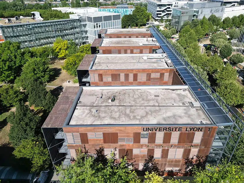 Entretien d'un toit terrasse